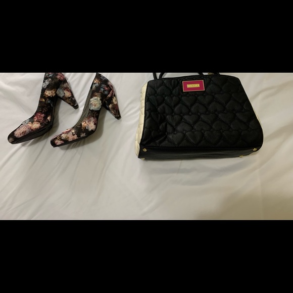 Call It Spring, Round Toe, Floral, Cone Heels - Picture 2 of 4